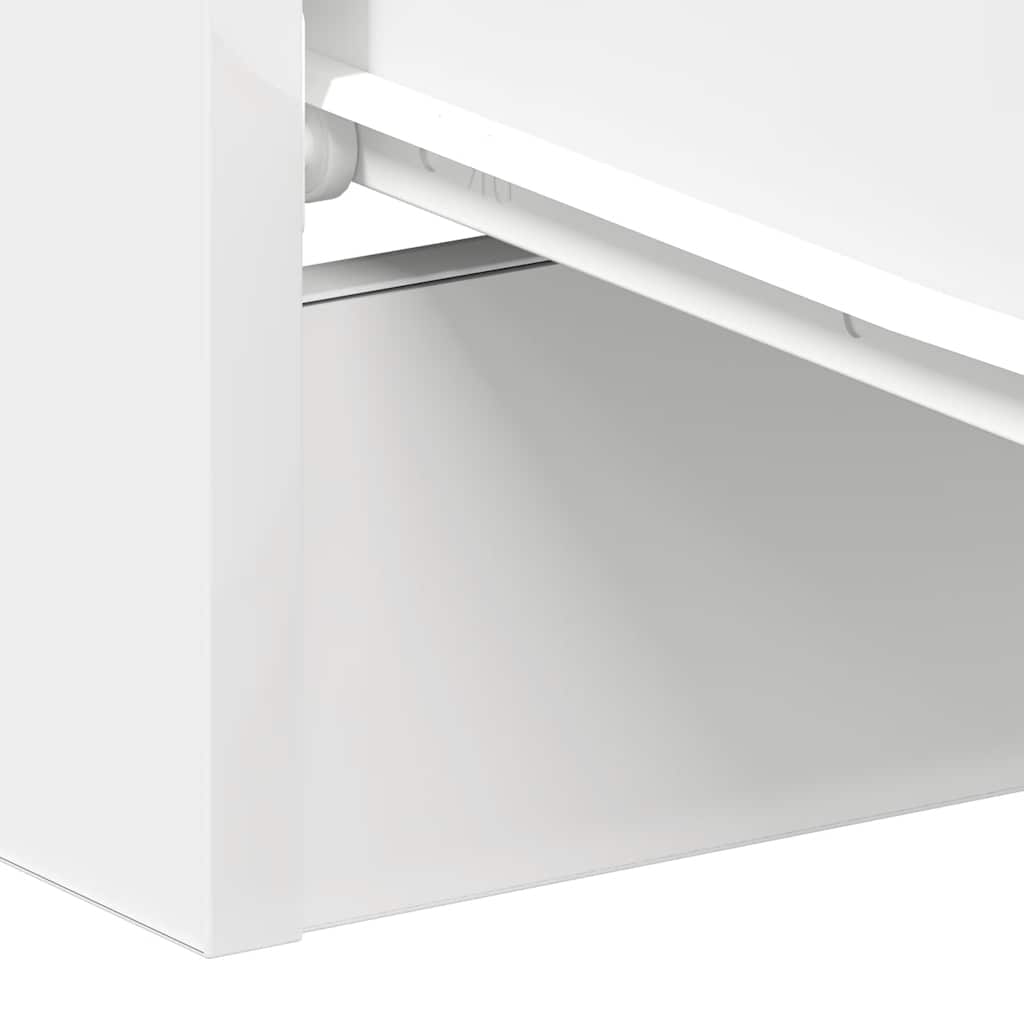 Bedside Cabinets 2 pcs White 38x35x56 cm Engineered Wood