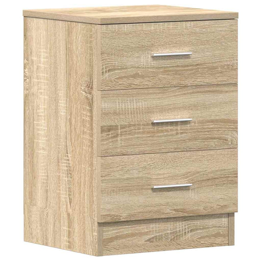 Bedside Cabinet | Sonoma Oak | Engineered Wood | Smooth Sliding