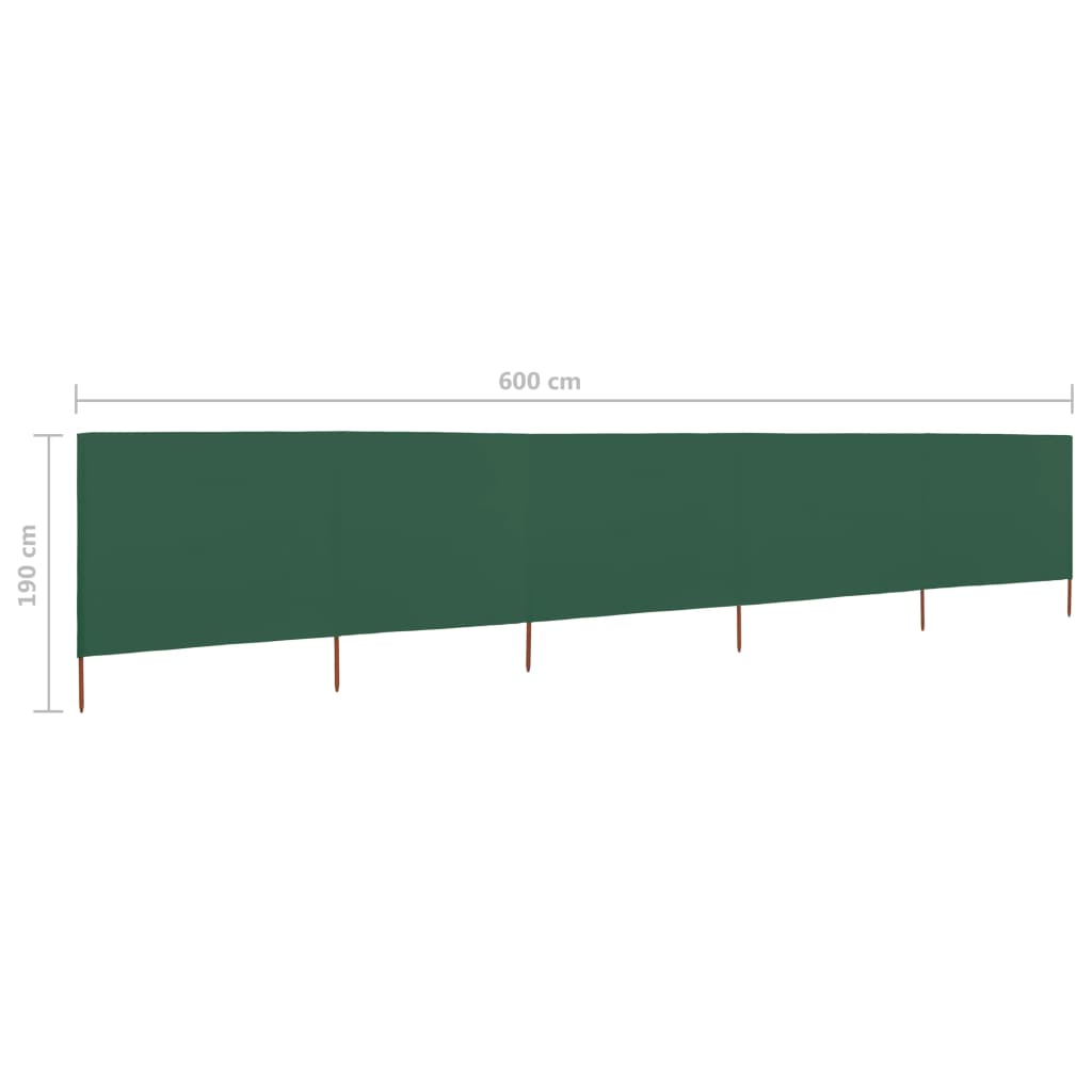 Wind Screen | Green | Non-woven fabric, wood | Large | Foldable