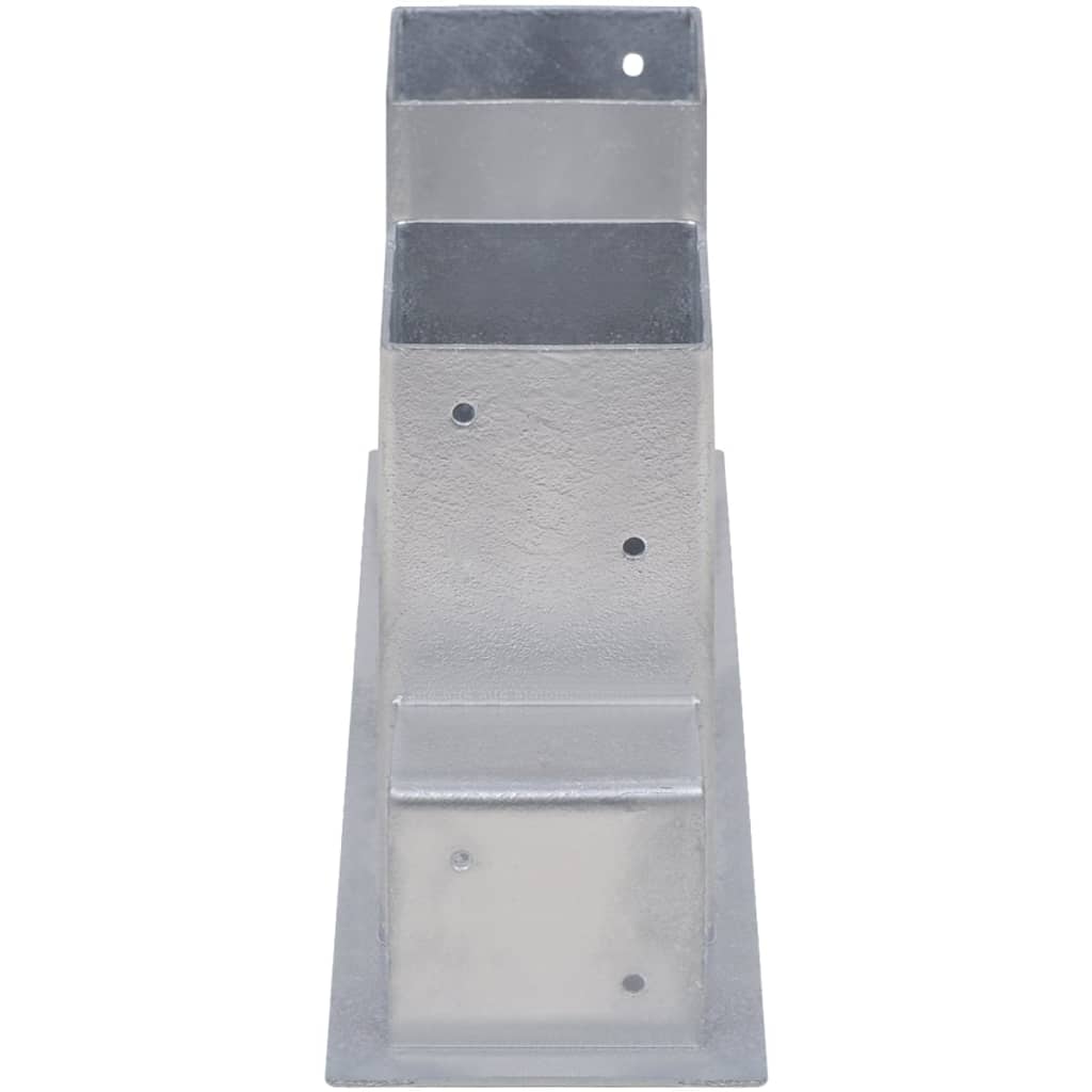278714 vidaXL Firewood Stacking Aids 8 pcs Steel Silver (2x41925)