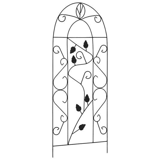 Plant Rack | Set of 3 | Black | Iron | Medium | Decorative Inlays
