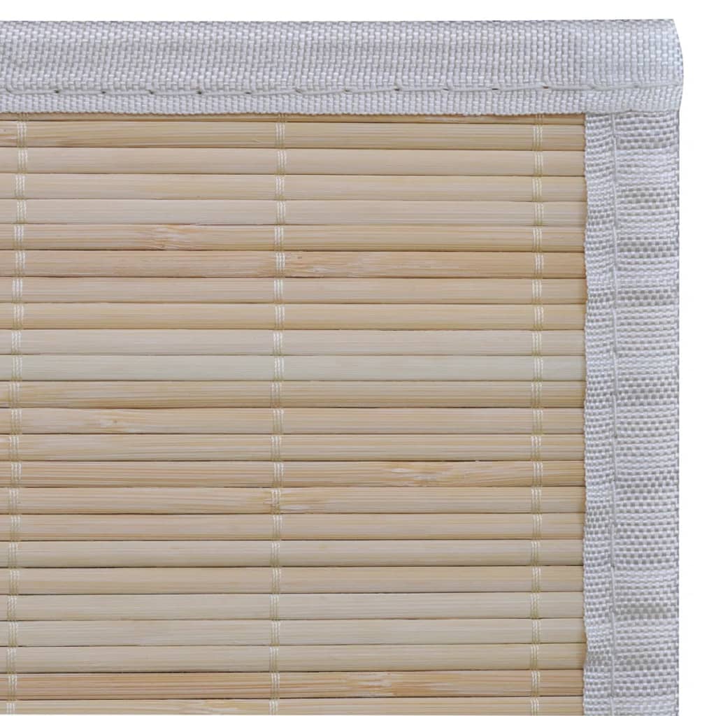 Carpet | Natural bamboo colour | Bamboo surface + polypropylene edges