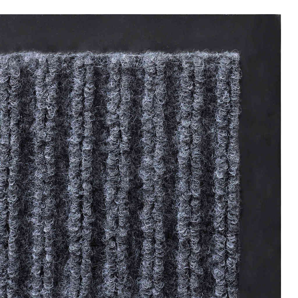 Doormat | Set of 2 | Grey | Polyester | 90 x 60 cm | Rollable | Doormat