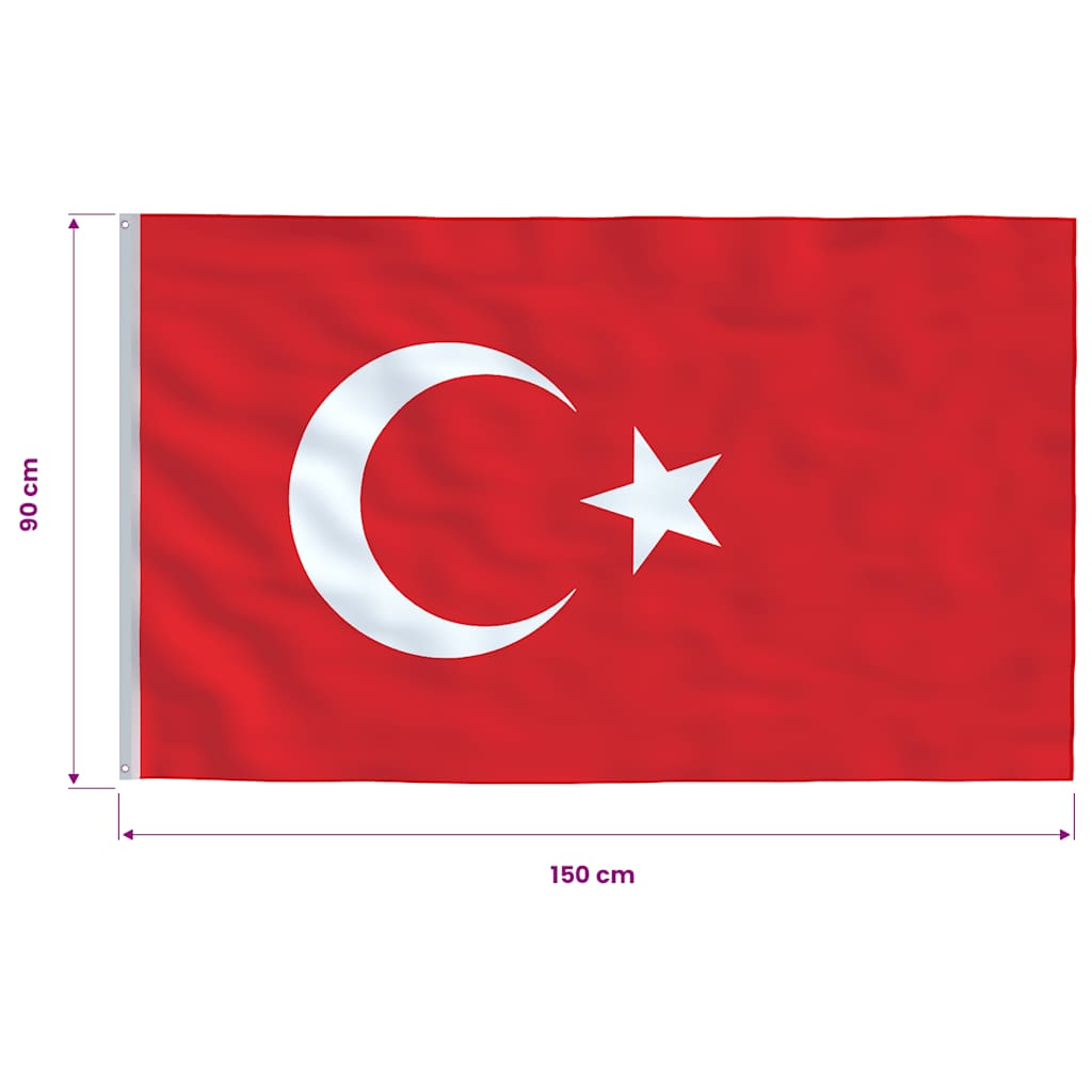 Turkey Flag 90x150 cm