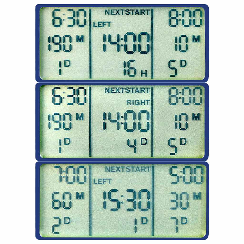 Digital Water Timer | Black, Blue, Grey | ABS | Medium