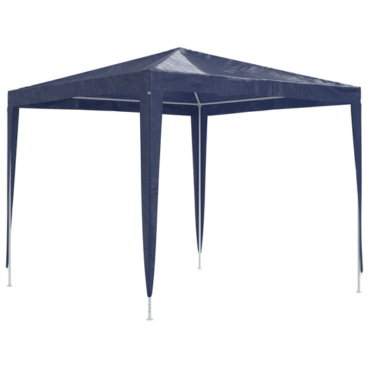 Partytent | Blue | Polyethylene, Iron | Large | UV-resistant materials