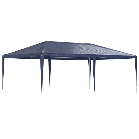 Partytent | Blue | Polyethylene | 4x6 m | UV-resistant materials
