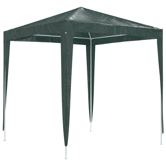 Party Tent | Green | PE (polyethylene) canopy, steel frame | 2x2 meters