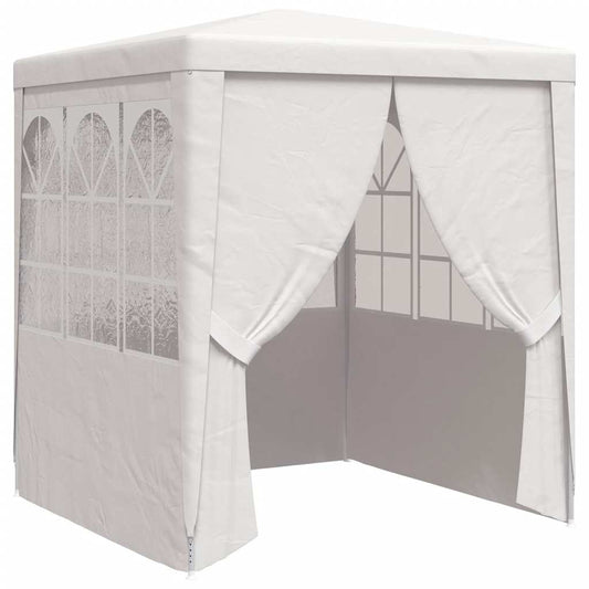 Party Tent | White | Polyethylene | 2x2m | Water-resistant | Party Tent