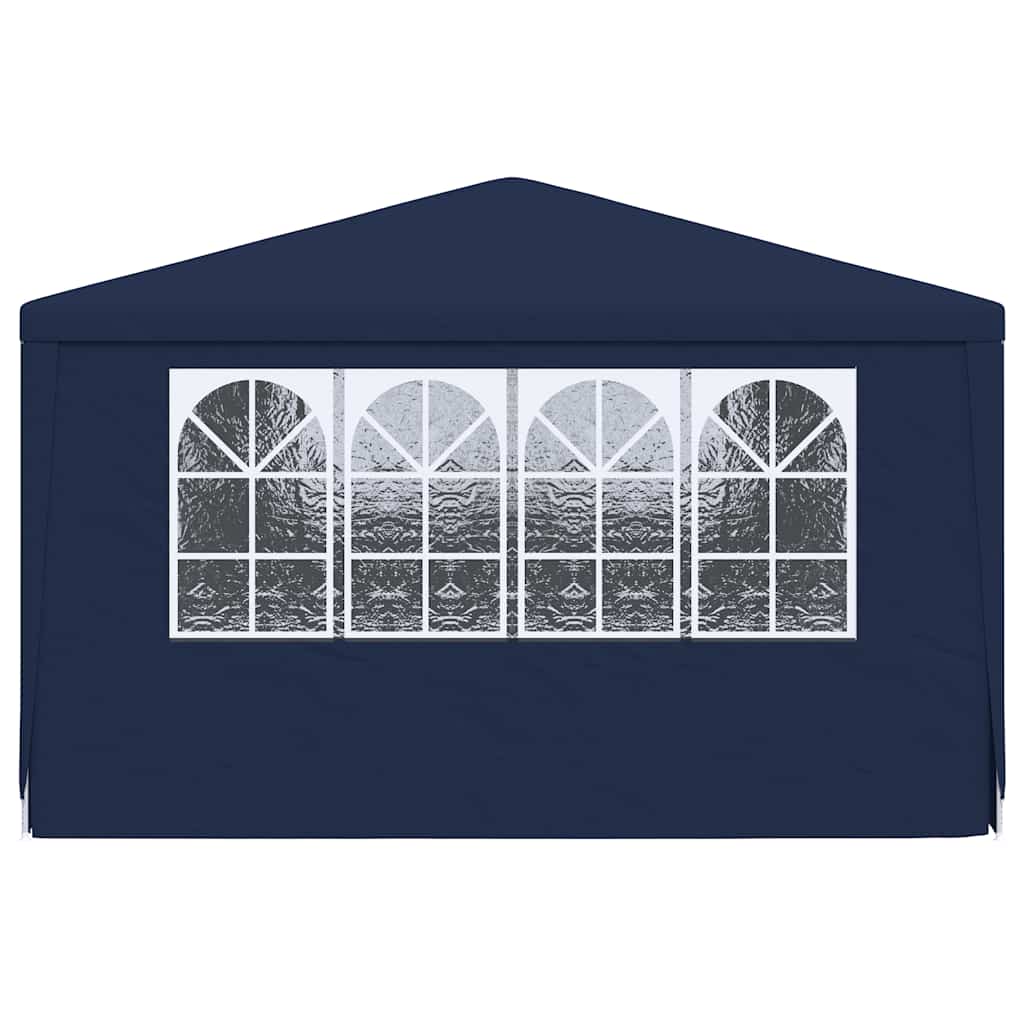 Professional Party Tent with Side Walls 4x6 m Blue 90 g/m?