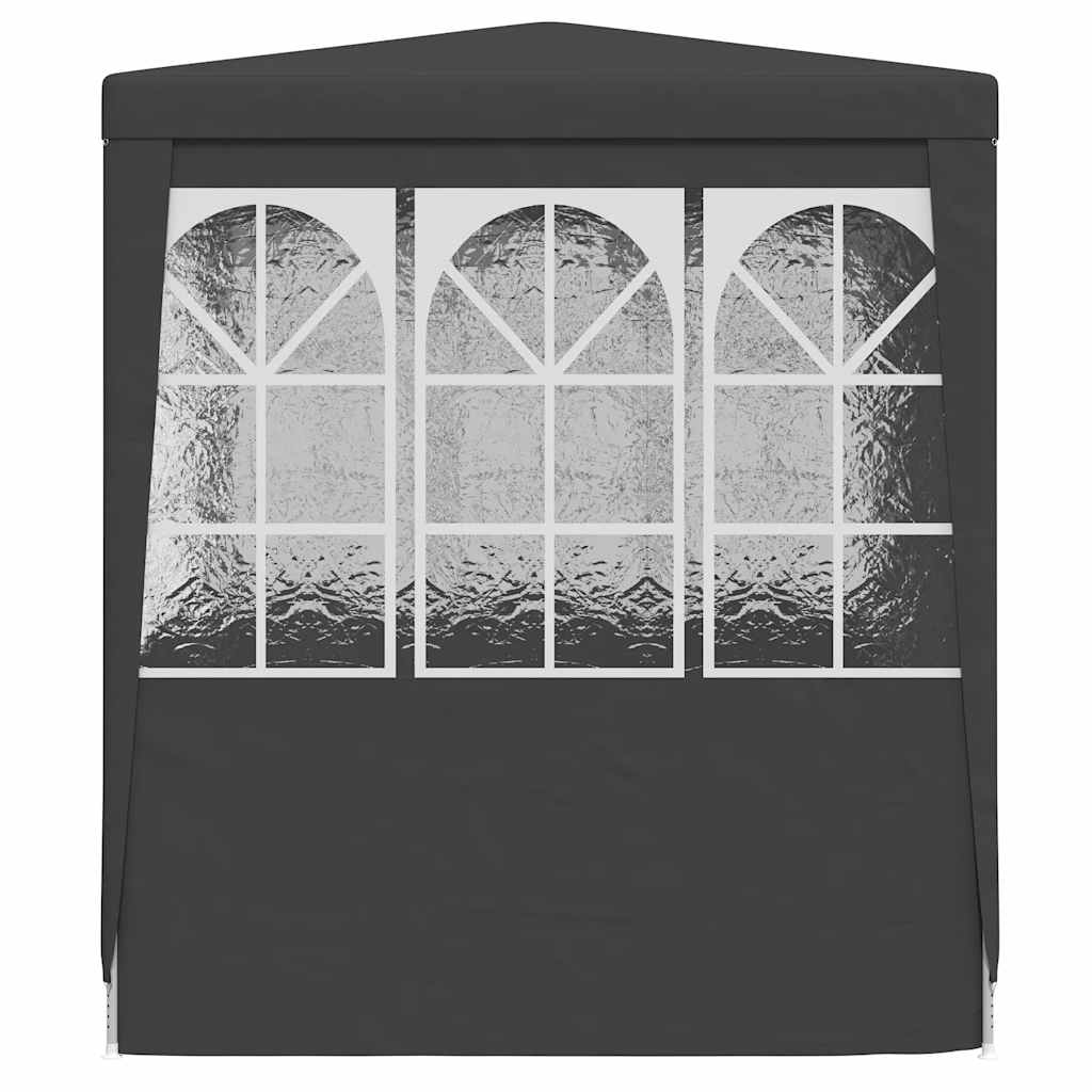 Professional Party Tent with Side Walls 2x2 m Anthracite 90 g/m?