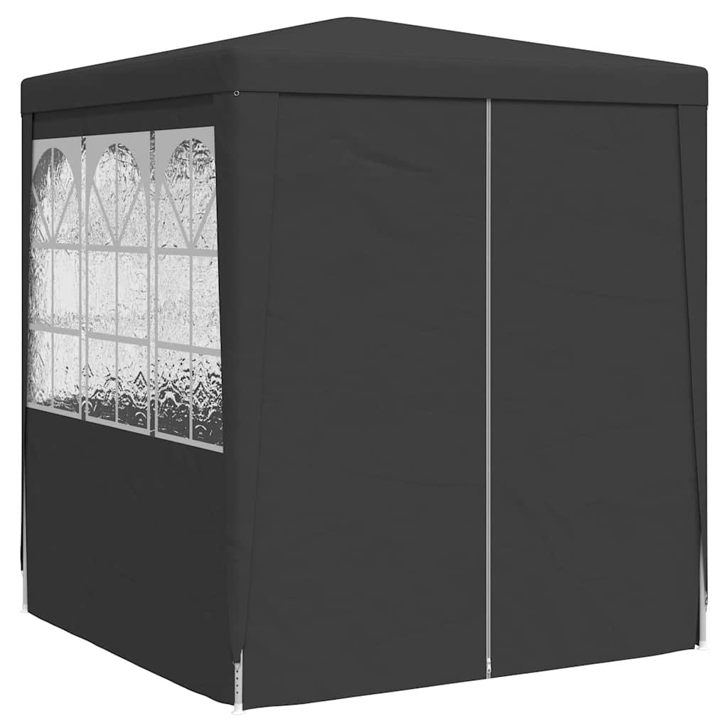 Professional Party Tent Side Walls 2.5x2.5 m Anthracite 90 g/m²