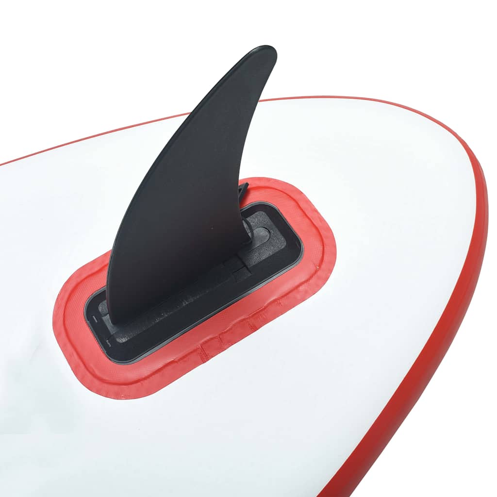 92207 vidaXL Center Fin for Stand Up Paddle Board 18,3x21,2 cm Plastic Black