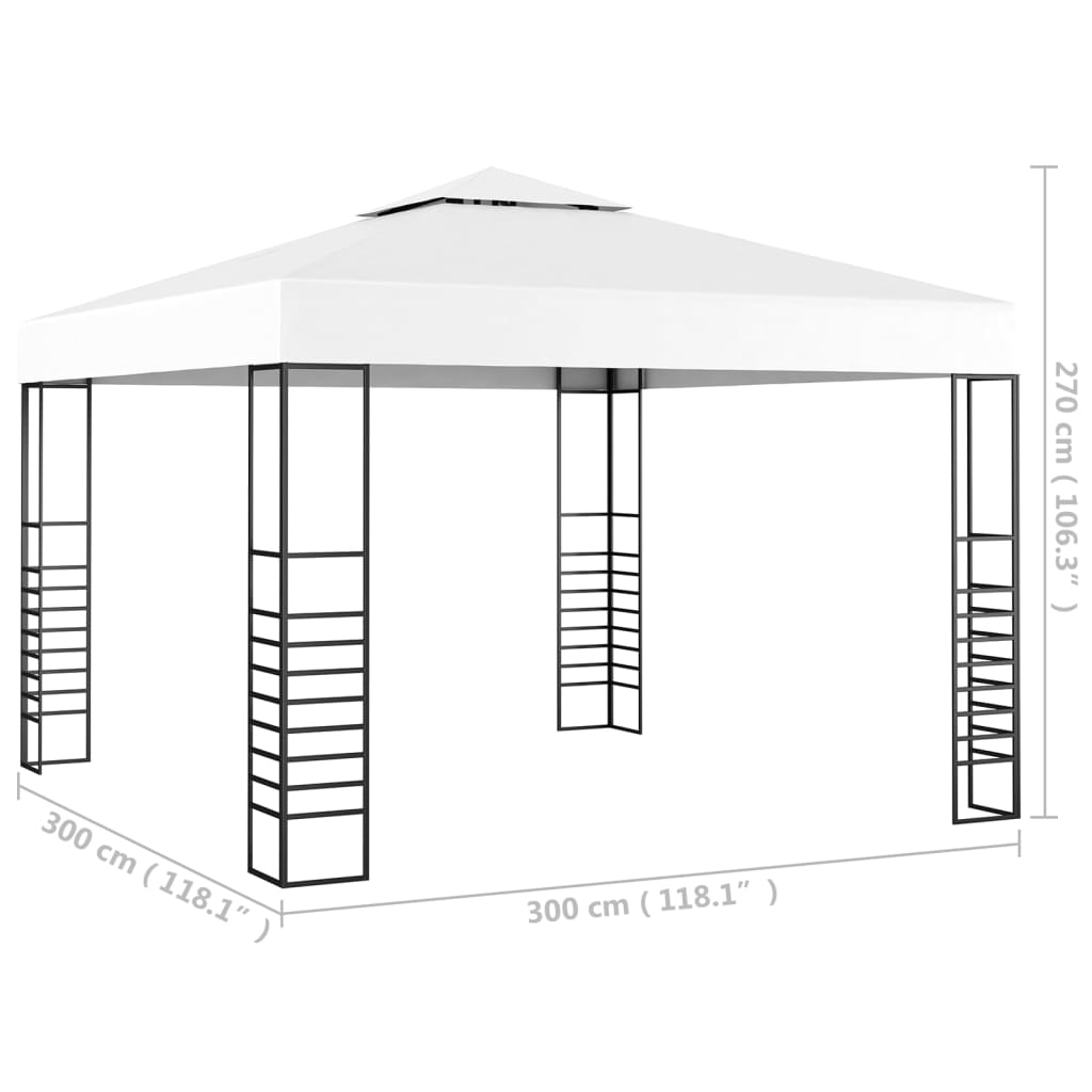 Garden Marquee 118.1"x118.1" White
