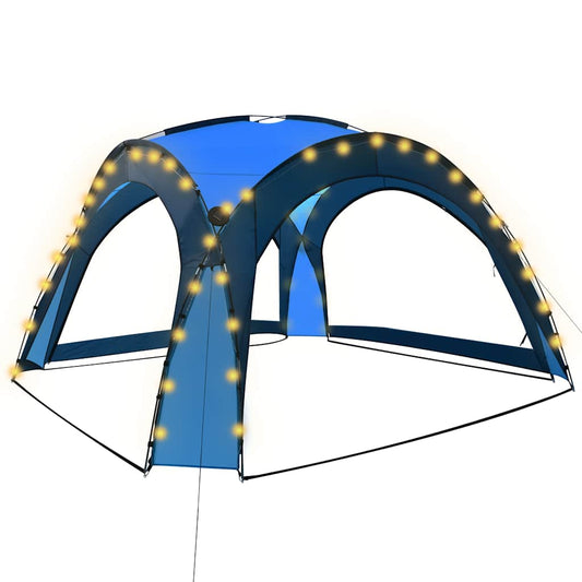 Party Tent | Blue | Polyester, Fiberglass | 3.6 m x 3.6 m | Party Tent