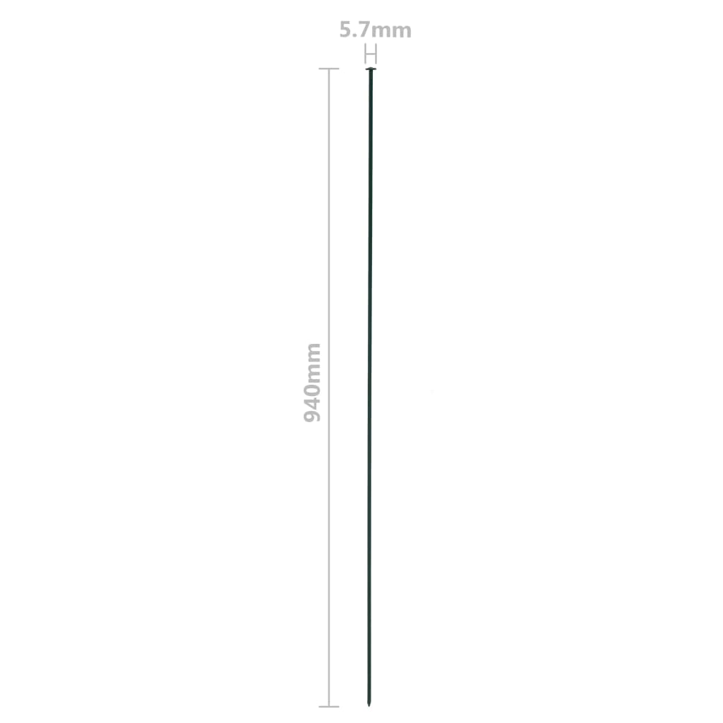 146102 vidaXL Garden Fence Set 77,5x64 cm Green