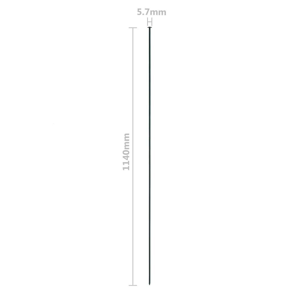 146105 vidaXL Garden Fence Set 115x79 cm Green
