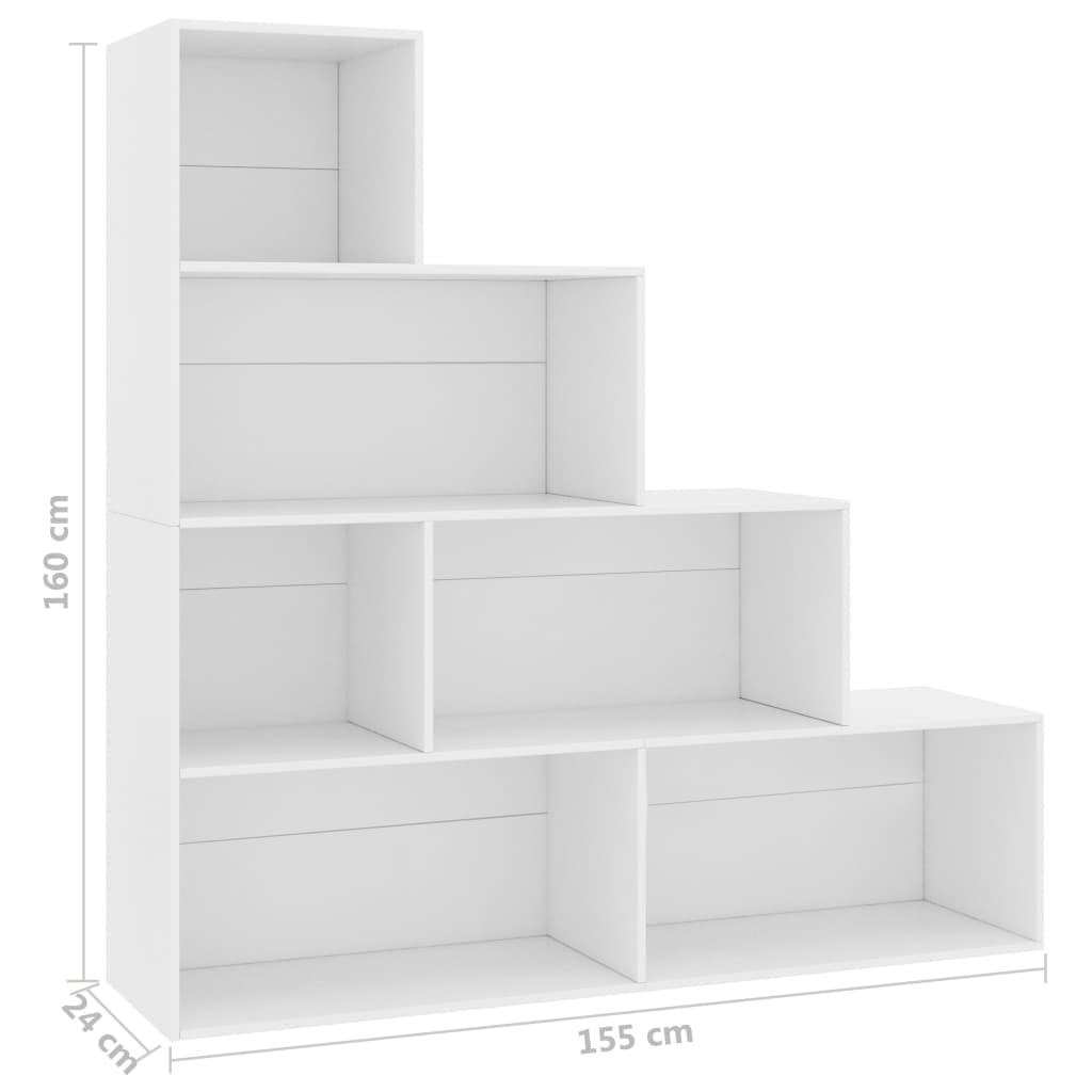 Book Cabinet | White | Engineered wood | Book Cabinet | Rectangular