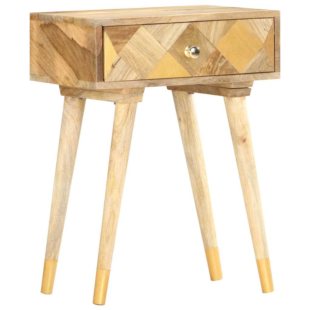 Bedside Cabinet | Brown | Solid mango wood | Small | Storage