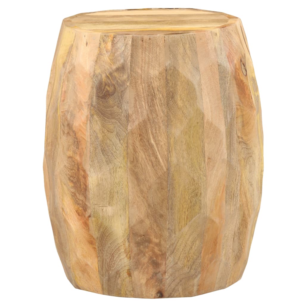 Drum Stool Solid Mango Wood