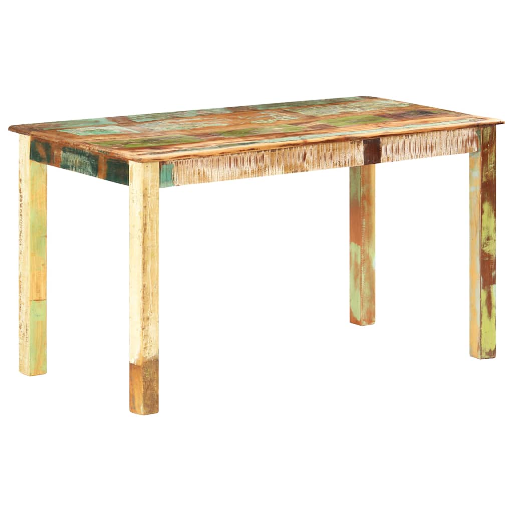 285930 vidaXL Dining Table Solid Reclaimed Wood 140x70x76 cm