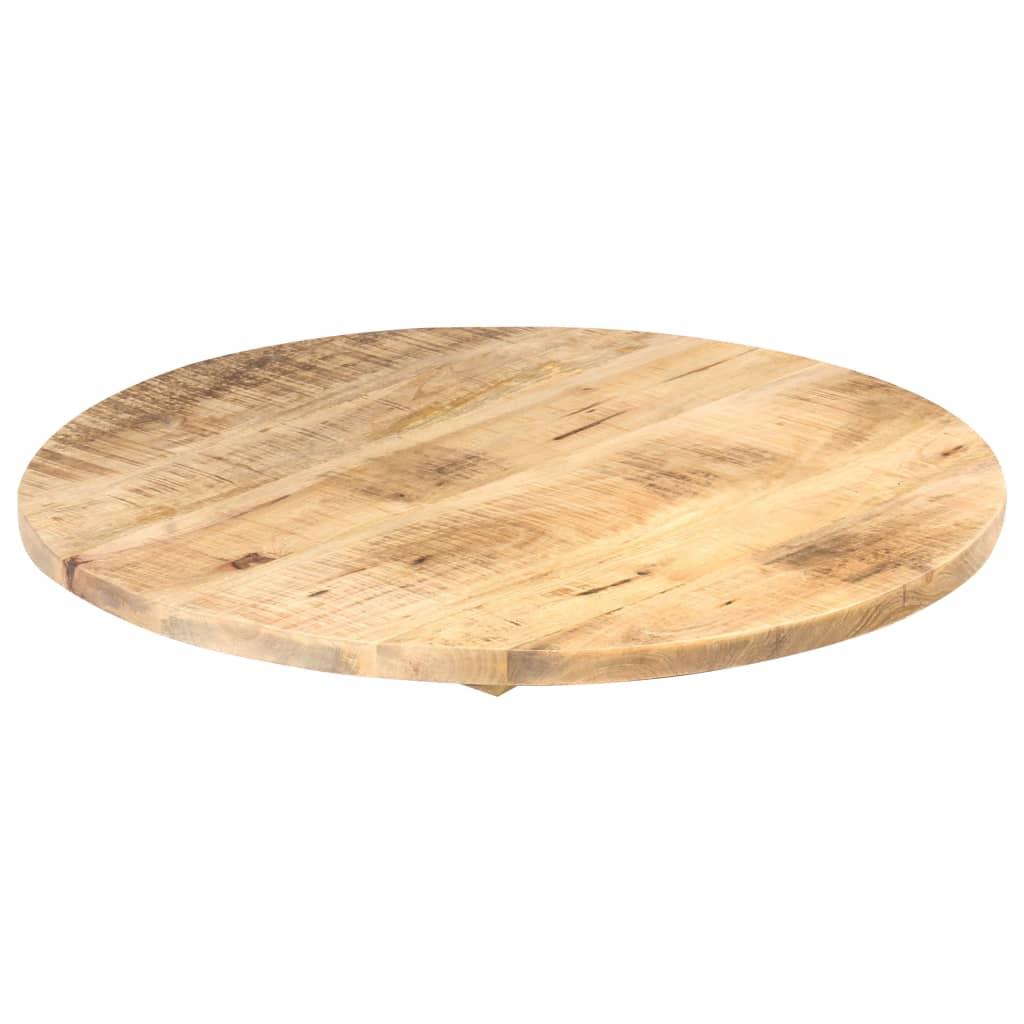Table Top Solid Mango Wood Round 25-27 mm 40 cm