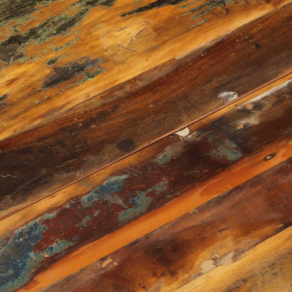 Table Top | Multicolour | Solid reclaimed wood | 60x60 cm