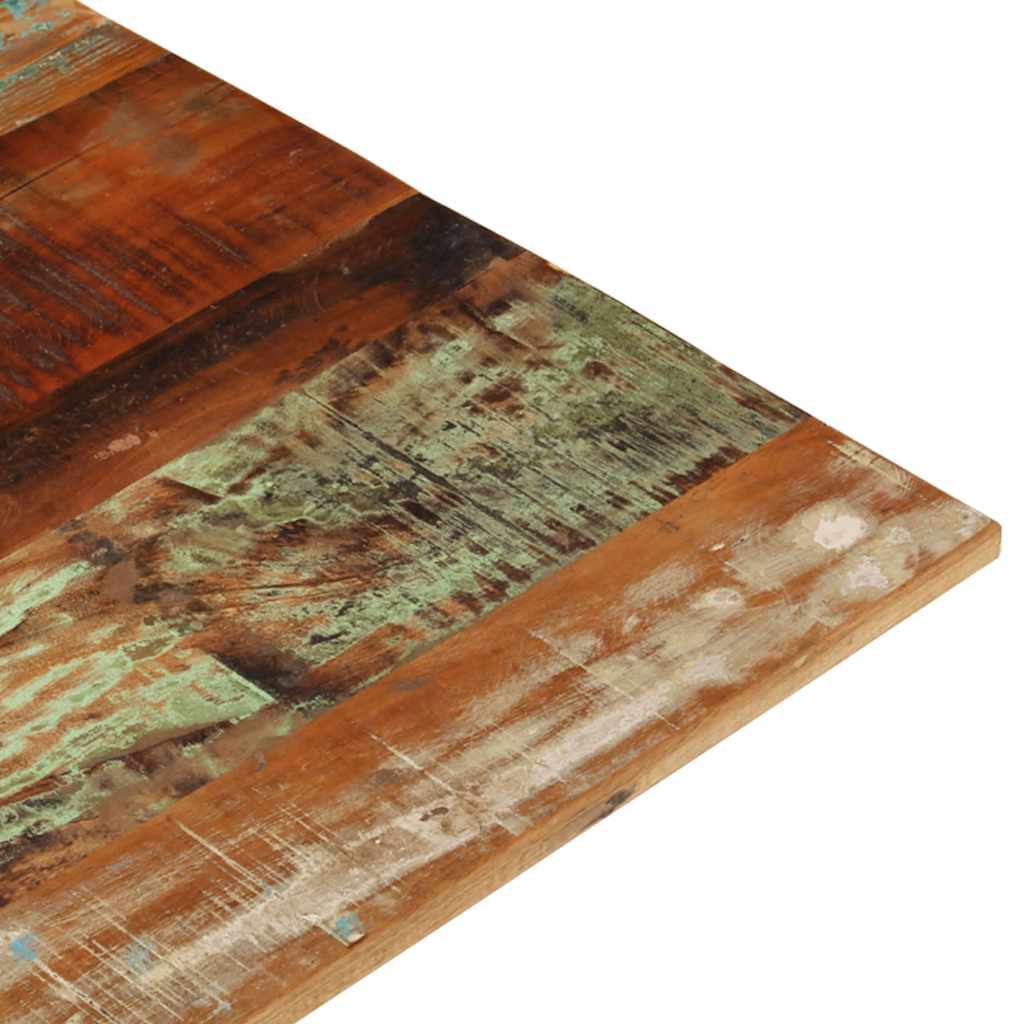 Rectangular Table Top 70x80 cm 15-16 mm Solid Reclaimed Wood