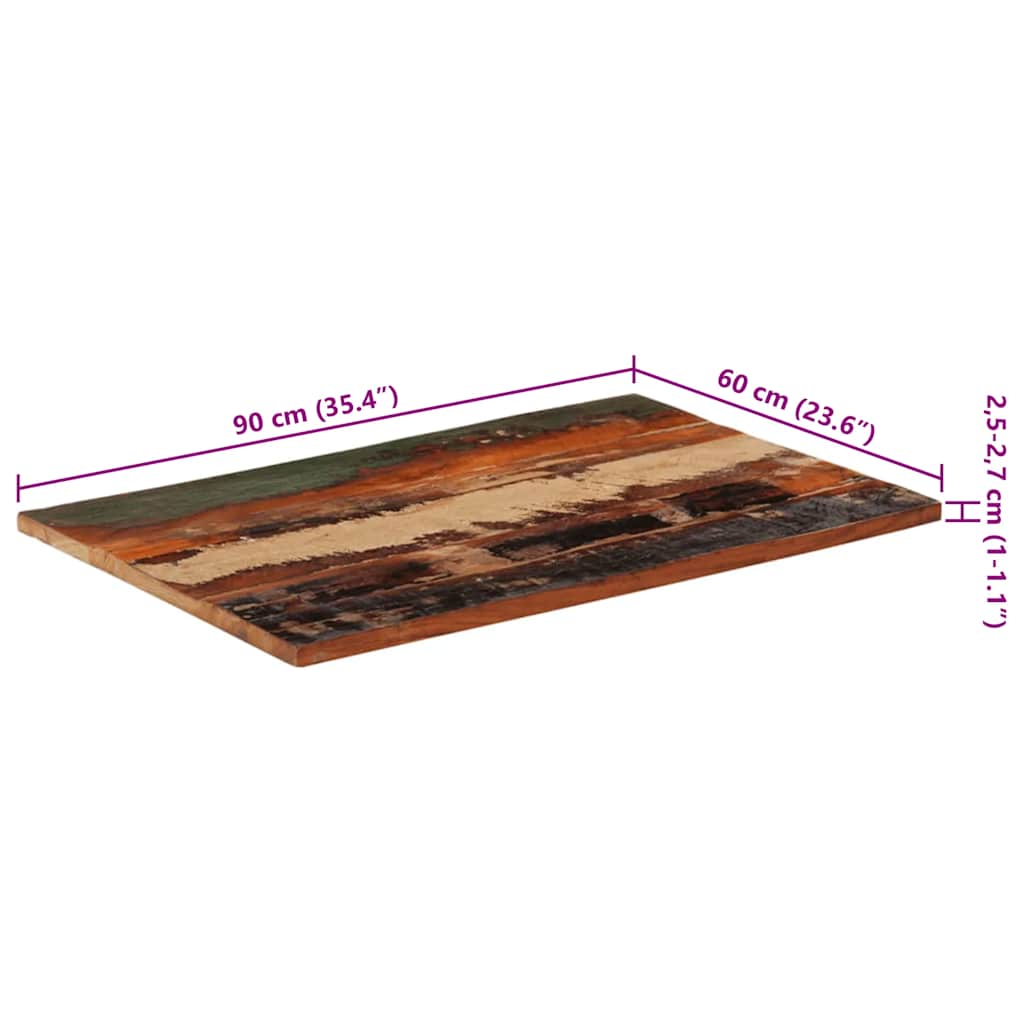 Table Top | Various shades of reclaimed wood | Solid reclaimed wood