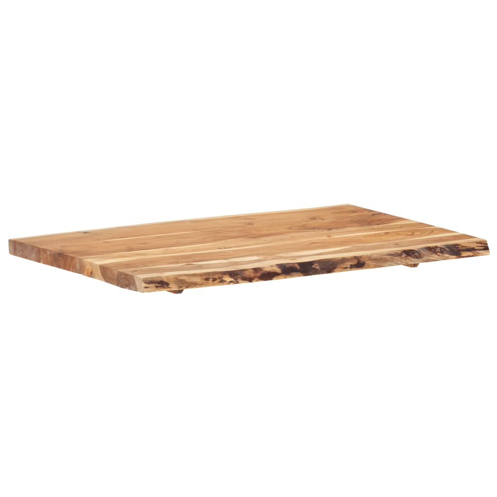 Table Top Solid Acacia Wood 39.4"x(19.7"-23.6")x1.5