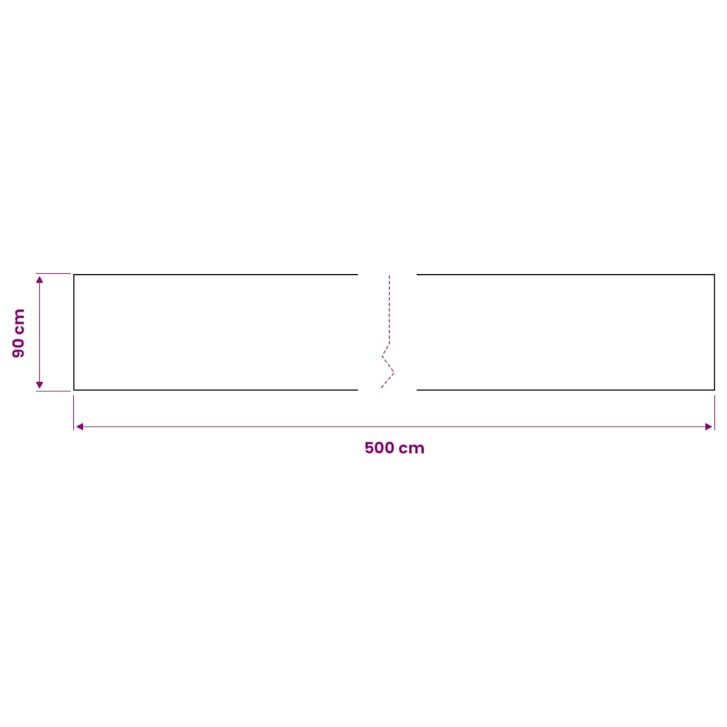 Furniture Film | Black | PVC | 500 x 90 cm | Waterproof materials
