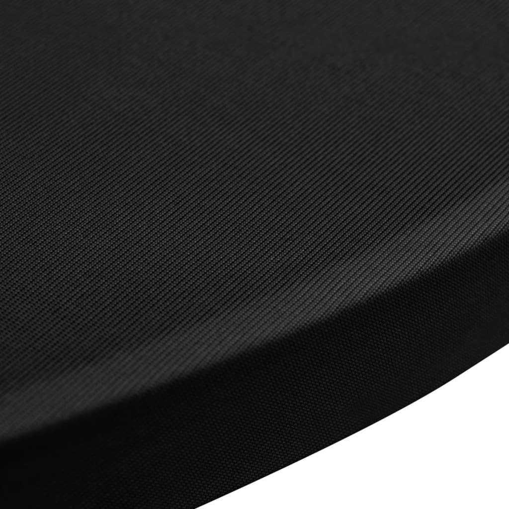 Table Cover | Set of 4 | Black | Polyester 90%, Elastane 10%