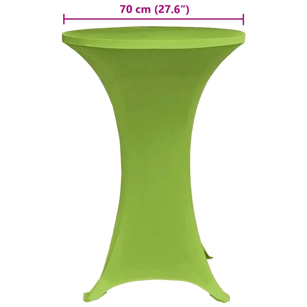 Table Cover | Set of 4 | Apple green | 90% Polyester, 10% Elastane