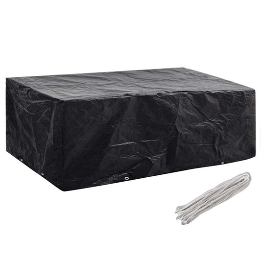Garden Furniture Cover | Set of 2 | Black | Polyethylene