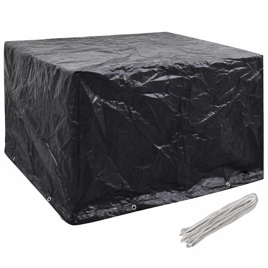 Garden Furniture Cover | Set of 2 | Black | Polyethylene