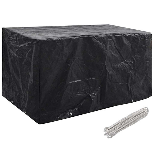 Garden Furniture Cover | Set of 2 | Black | Polyethylene