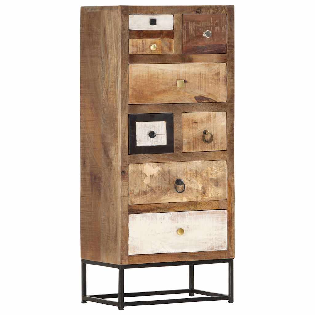 Drawer Cabinet | Varied wood tones and white