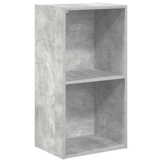 Bookcase Concrete Grey 40x30x76,5 cm Engineered Wood