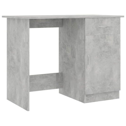 Desk | Concrete Grey | Engineered Wood | Standard | Desk | Rectangular