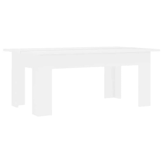 Coffee Table | White | Engineered wood | 100x60x42 cm | Sleek