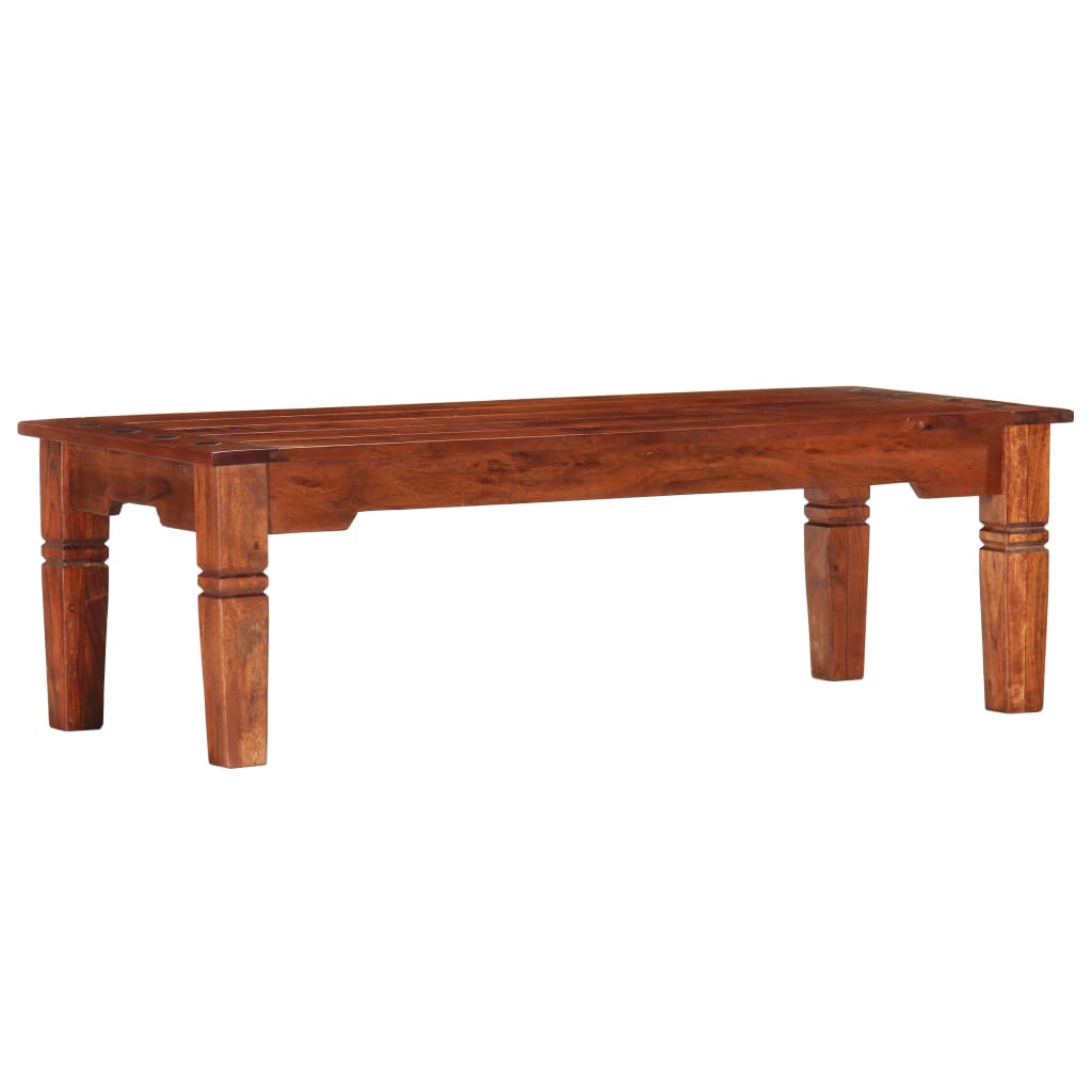 Coffee Table 110x50x35 cm Solid Acacia Wood