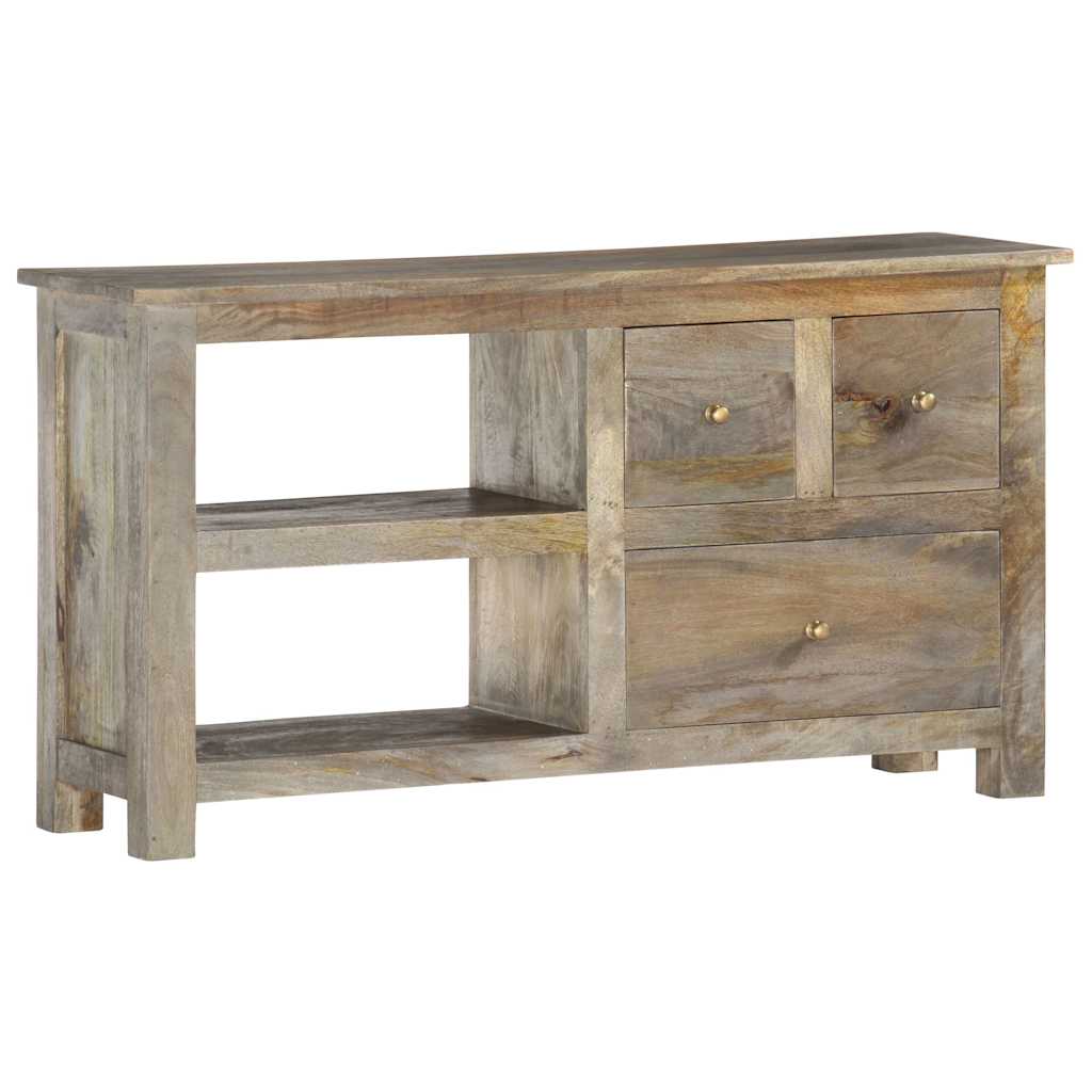 TV Cabinet 100x30x55 cm Solid Mango Wood