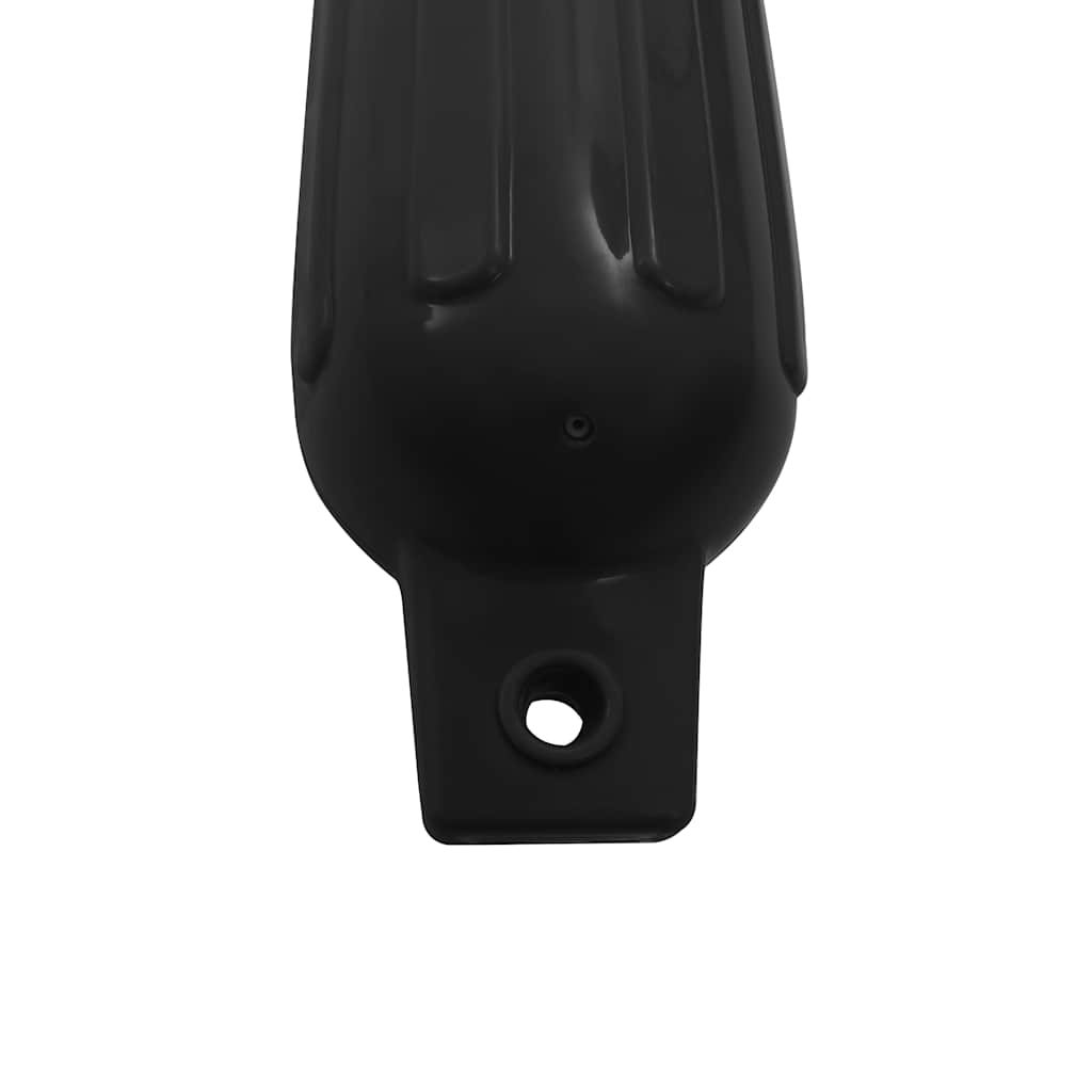 Boat Fenders 4 pcs Black Ø 11x40 cm PVC