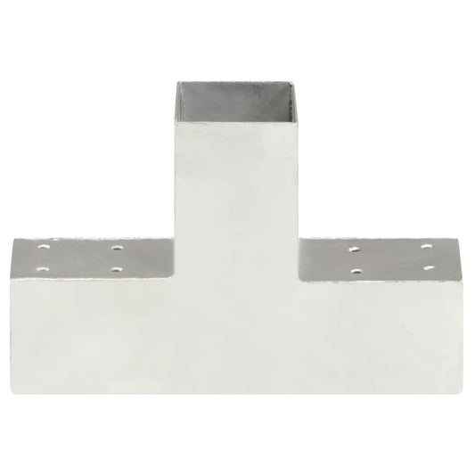 Post Connector T Shape Galvanised Metal 71x71 mm
