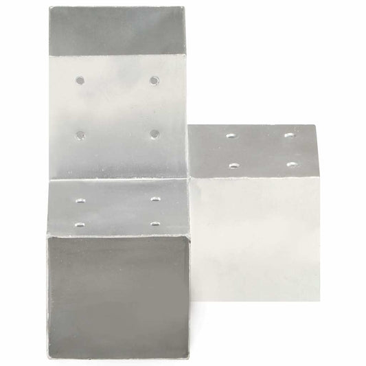 Post Connector Y Shape Galvanised Metal 101x101 mm