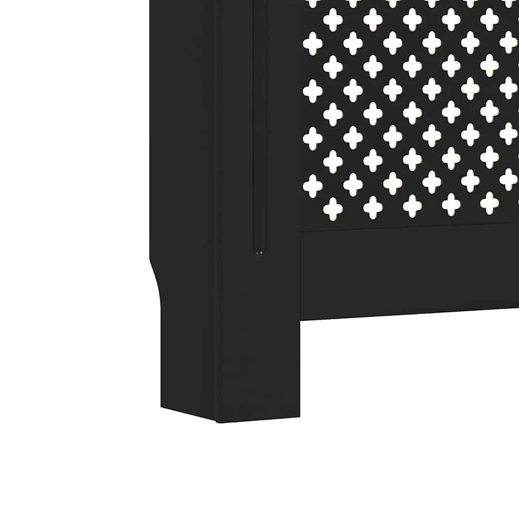 Radiator Cover Black 172x19x81.5 cm MDF