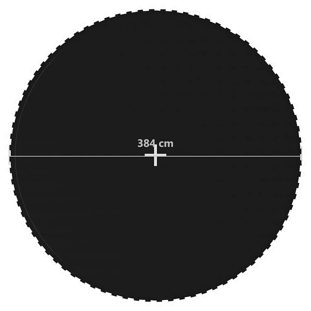 Jumping Mat Fabric Black for 14 Feet/4.27 m Round Trampoline