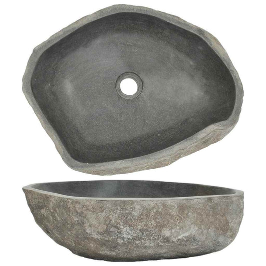 Basin River Stone Oval (17.7"-20.9")x(13.4"-16.1")