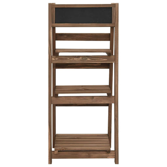 Plant Stand | Natural Wood | Solid Fir Wood | 40x30x90 cm | Durable