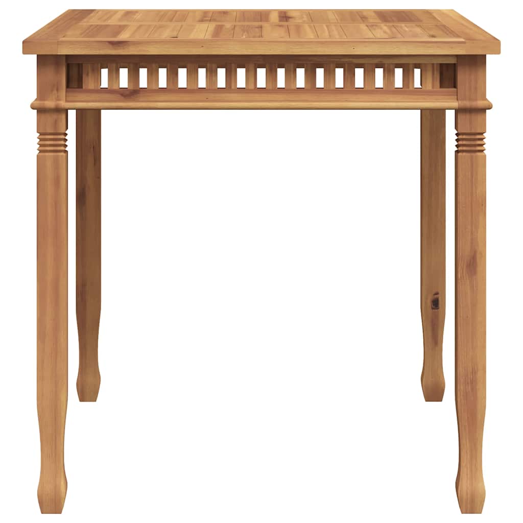 Garden Dining Table 80x80x80 cm Solid Teak Wood